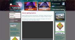 Desktop Screenshot of nebulalighting.com